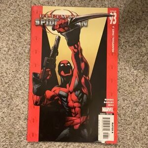 Marvel Spider-Man Comic with Red and Black Cover